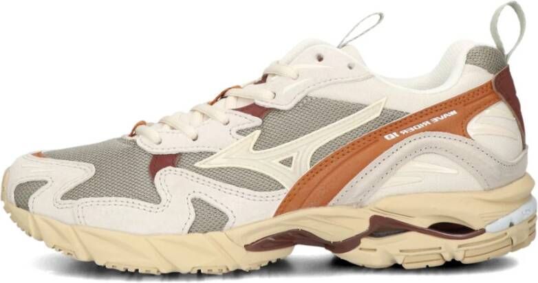 MIZUNO Lage Sneakers Dames Wave Rider 10 Dames Maat: 37 Materiaal: Mesh Kleur: Beige