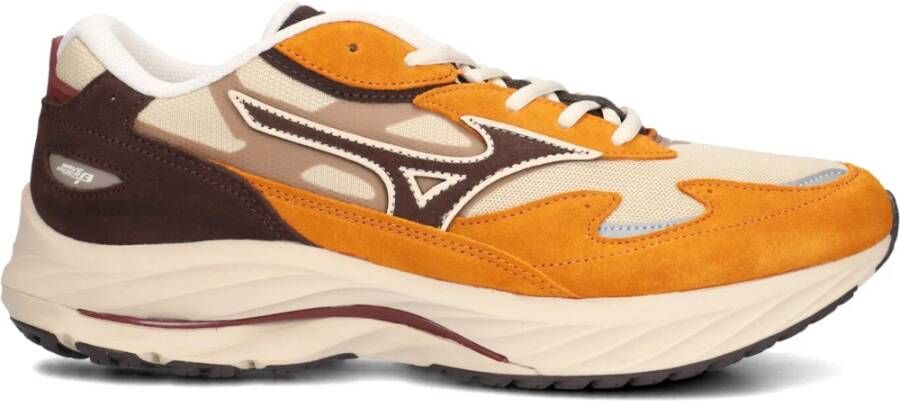 Mizuno Wave Rider B Low-Top Sneakers Orange Heren