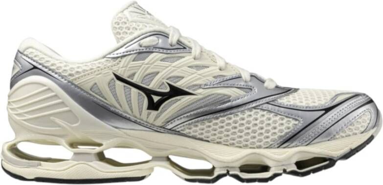 Mizuno Witte Sneakers met Infinity Wave Technologie