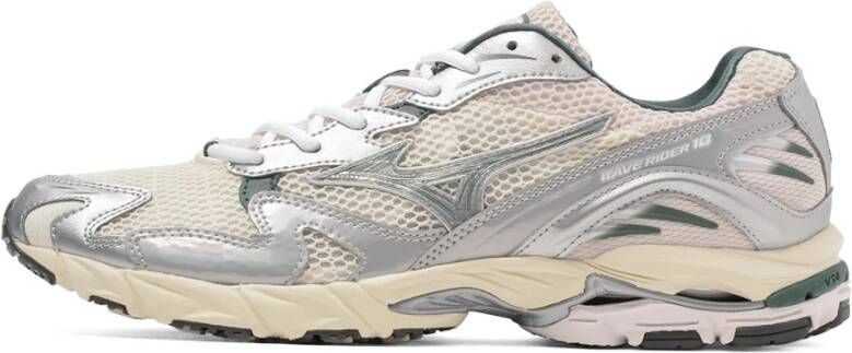 Mizuno Witte Sneakers met Zilveren Voering