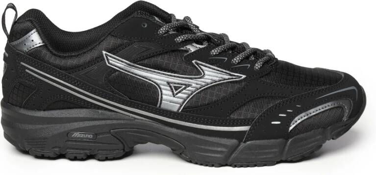 Mizuno Zwarte Sneakers met Vetersluiting Black Heren - Foto 3