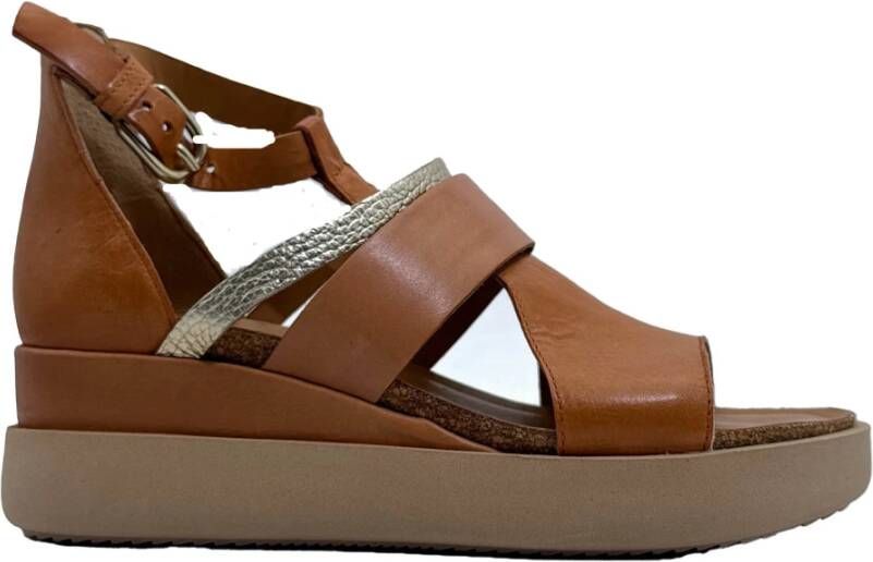 MJUS Flat Sandals Brown Dames