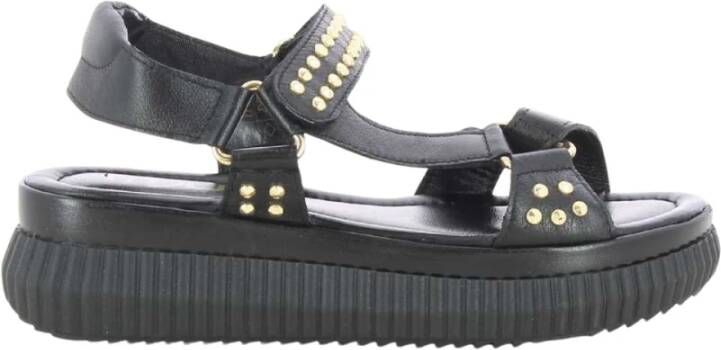 MJUS Gouden Damesschoenen Black Dames