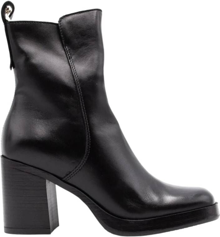 MJUS Zwarte Laarzen Replay Herfst Winter 2023 2024 Black Dames