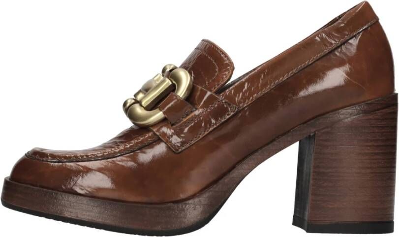 Mjus Leren loafers met lak - Foto 2