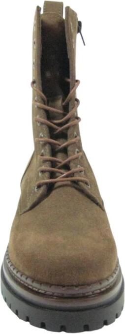 Mjus Dames veterboot Artikel L97218-101-6301 Bruin suede - Foto 3