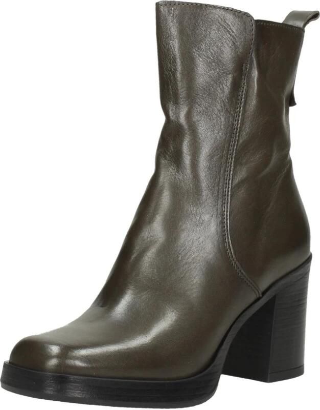 MJUS Stijlvolle leren enkellaarsjes Green Dames - Foto 5