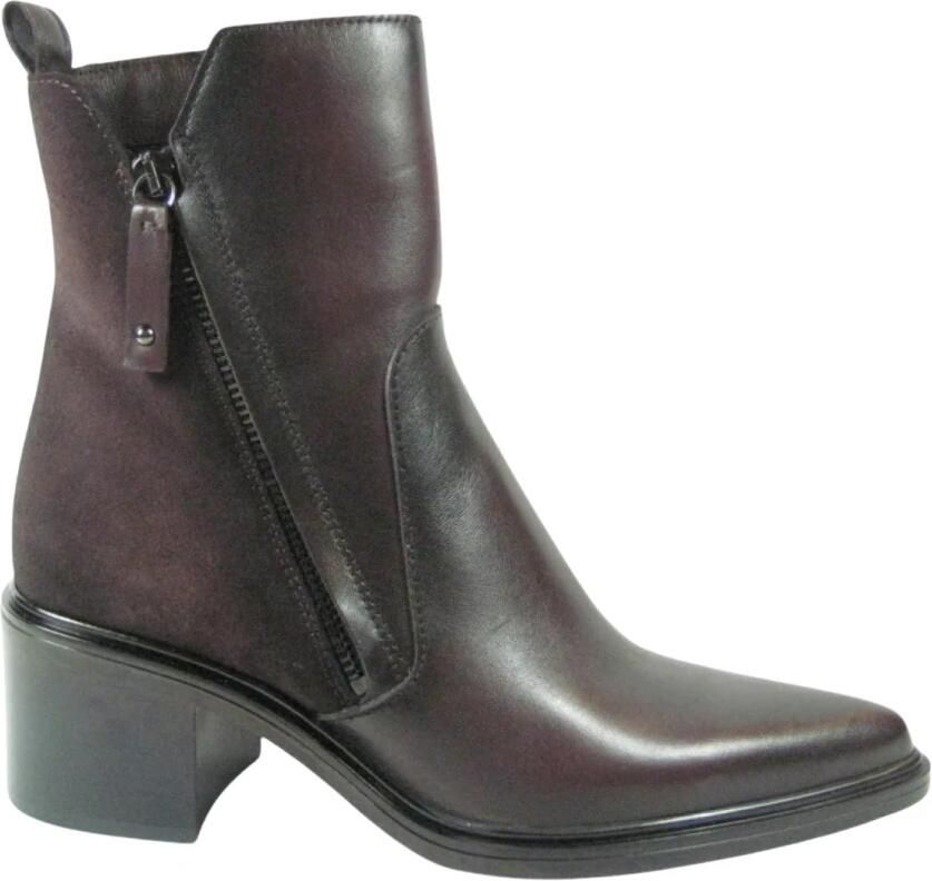Mjus Dames enkellaars Artikel L39214-102-6359 Bordeaux Rood leer - Foto 2