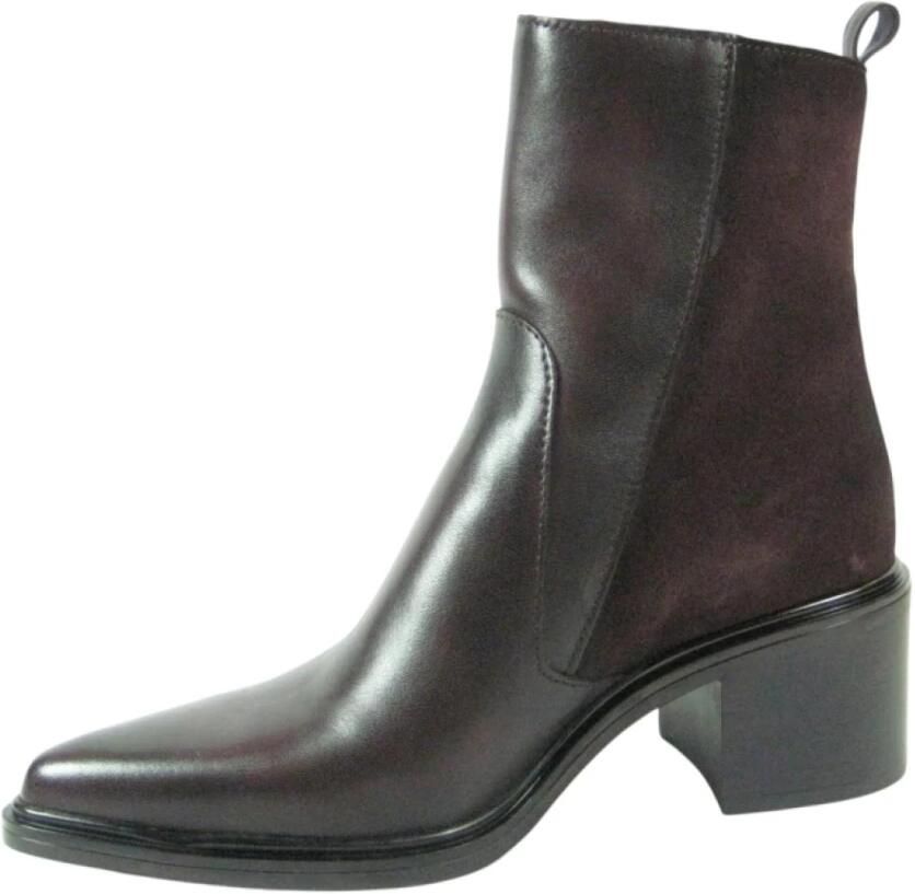 Mjus Dames enkellaars Artikel L39214-102-6359 Bordeaux Rood leer - Foto 3