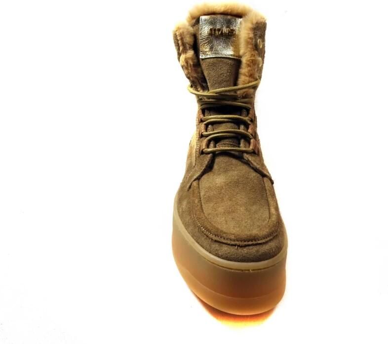 Mjus warme veterboot L98205.101.0001 BEIGE COMBI - Foto 4