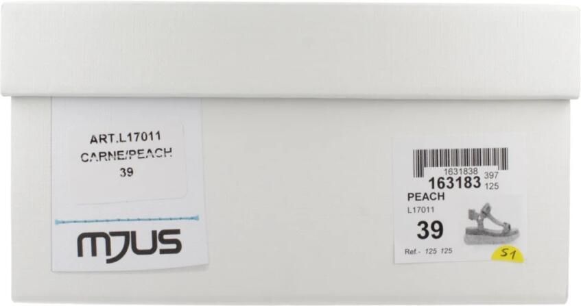 MJUS Sandalen met sleehak L17011 - Foto 6