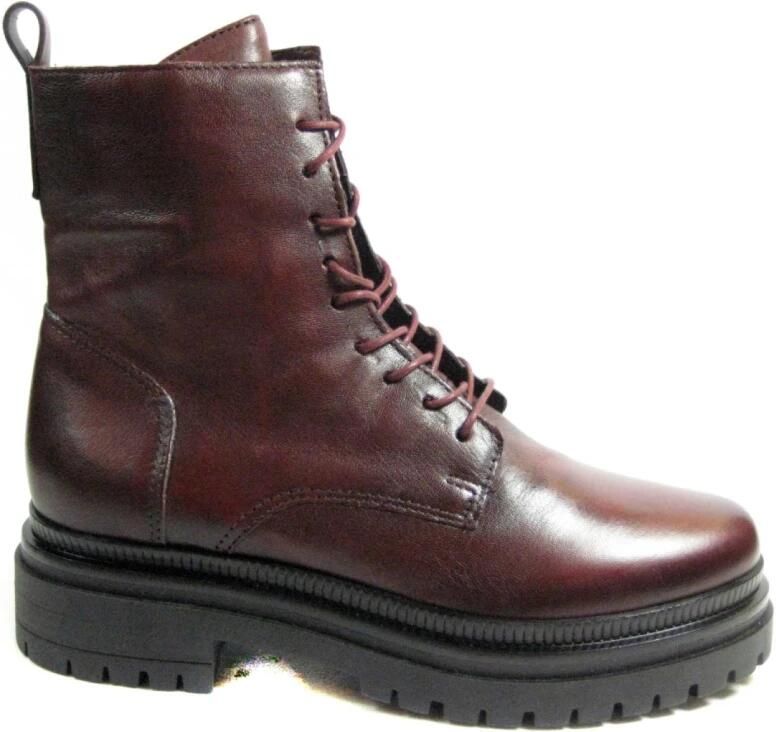 Mjus veterboot T60245.101.6345 bordeaux rood - Foto 2