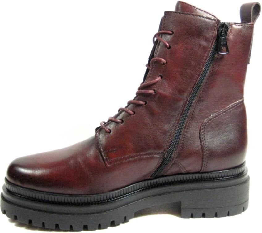 Mjus veterboot T60245.101.6345 bordeaux rood - Foto 3