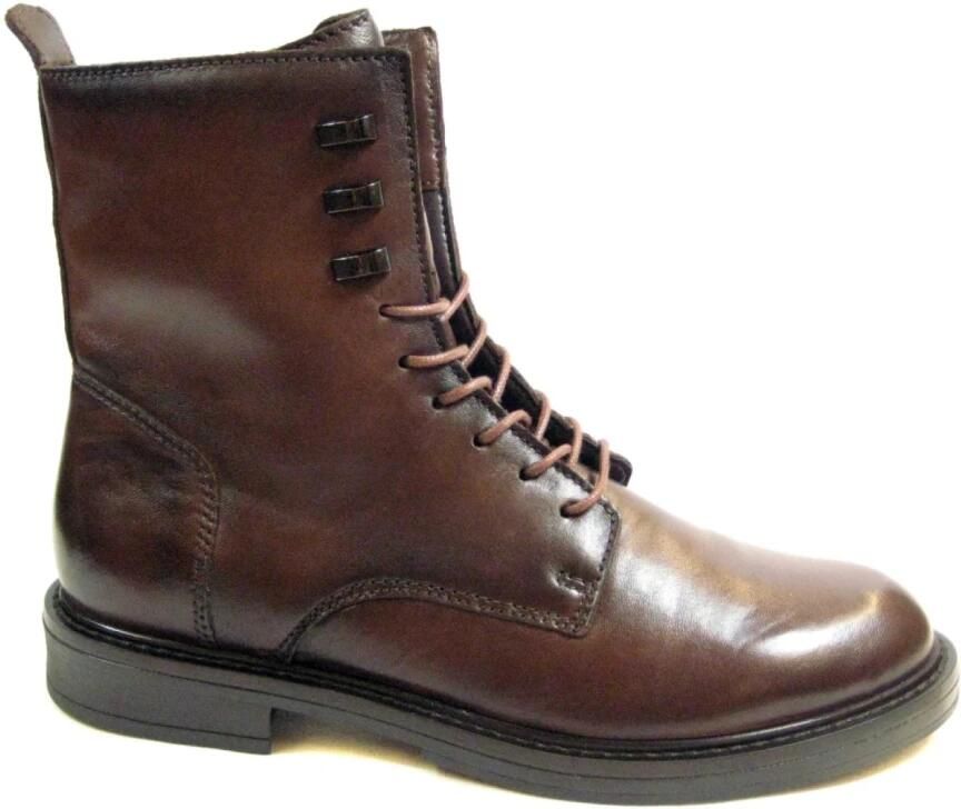 Mjus half hoge veterboot T81208.103.6383 Donkerbruin - Foto 2