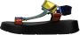 MJUS Velcro Platte Sandalen Multicolor Dames - Thumbnail 2