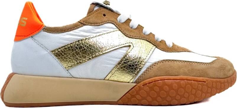 MJUS Witte Sneakers T95107 Multicolor Dames