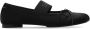 MM6 Maison Margiela Zwarte Satijnen Balletschoenen Ronde neus Strik Black Dames - Thumbnail 37