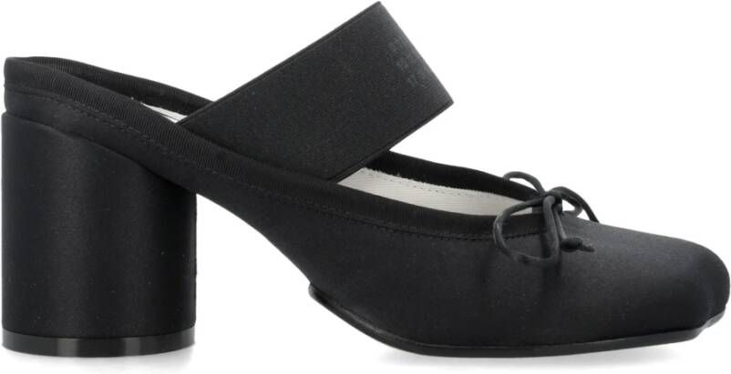 MM6 Maison Margiela Ballerina Hak Mule Ballet Black Dames