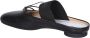 MM6 Maison Margiela Nappa Leren Strik Detail Platte Schoenen Black Dames - Thumbnail 6