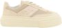 MM6 Maison Margiela Chunky Platform Sneakers met Mesh Inzetstukken Beige Heren - Thumbnail 2