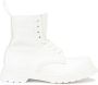 MM6 Maison Margiela Elegante Enkellaarsjes Bianco Aw25 - Thumbnail 1