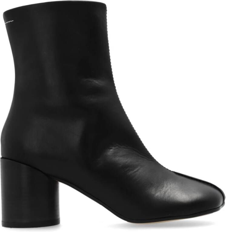 MM6 Maison Margiela Enkellaarzen met hak Black Dames