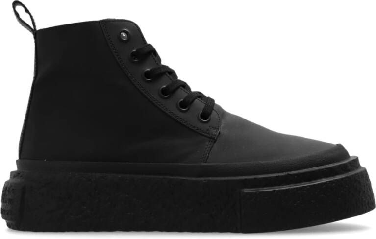 MM6 Maison Margiela Enkellaarzen op platform Black Heren