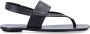 MM6 Maison Margiela Gesloten Anatomic Thong Sandalen - Thumbnail 1