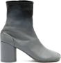 MM6 Maison Margiela Grijze Tabi Teen Chunky Hak Schoenen - Thumbnail 1