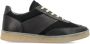 MM6 Maison Margiela Zwarte Synthetische Sneakers Amandelvormige Neus Black Heren - Thumbnail 2