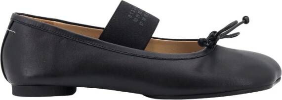 MM6 Maison Margiela Leren Ballerina`s met Anatomische Vorm