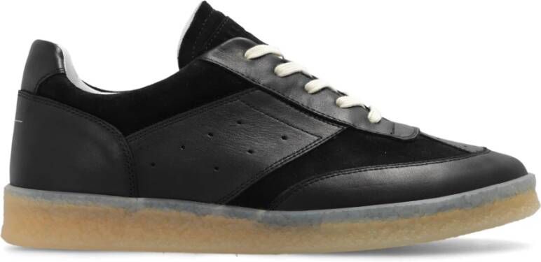 MM6 Maison Margiela Leren Sneakers Black Heren