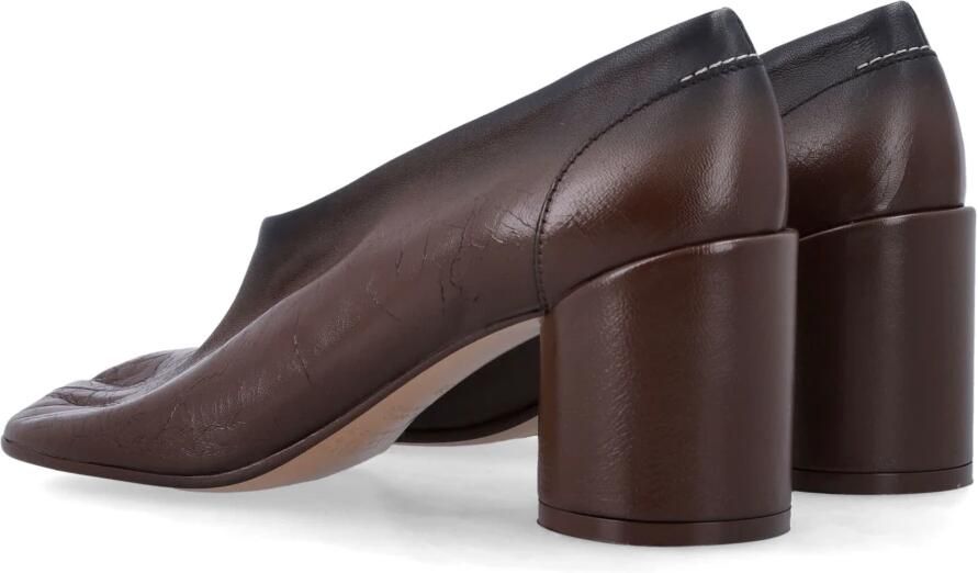 MM6 Maison Margiela Anatomic Block-Heel Pumps