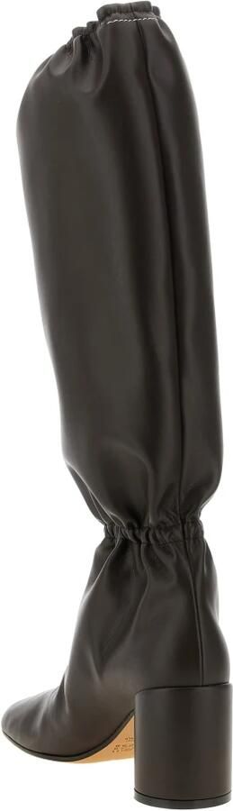 MM6 Maison Margiela Anatomische Laarsjes met Vierkante Neus en Ruches - Foto 5