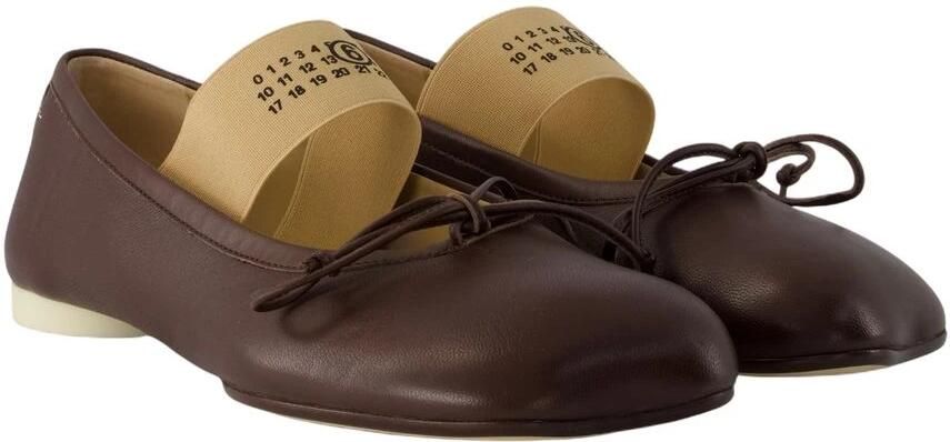 MM6 Maison Margiela Anatomic Numeric Ballerinas