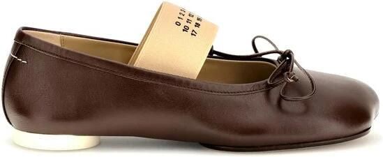 MM6 Maison Margiela Anatomic Numeric Ballerina's