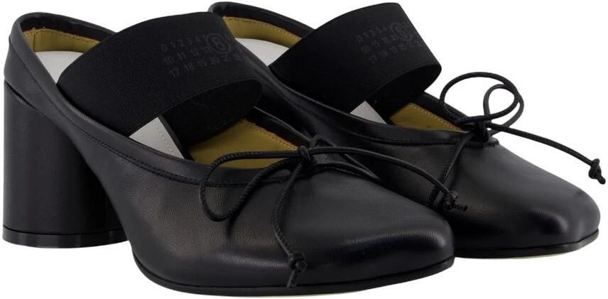 MM6 Maison Margiela Anatomic Numeric Sandalen met Hak