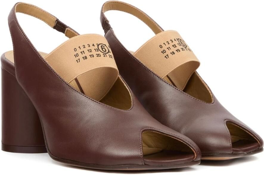 MM6 Maison Margiela Anatomic Numeric Slingback - Foto 5