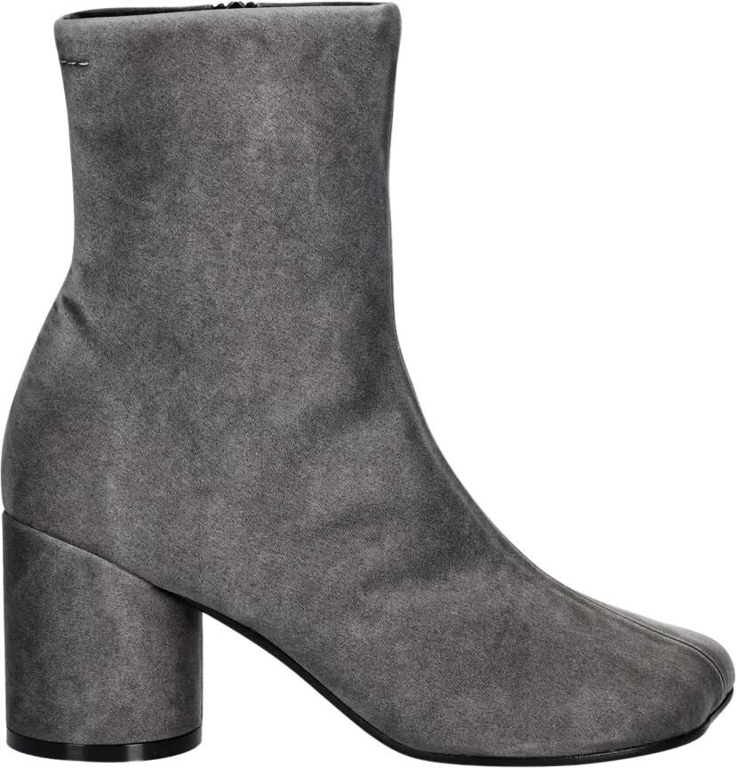 MM6 Maison Margiela Anatomic Satijnen Enkellaarsjes