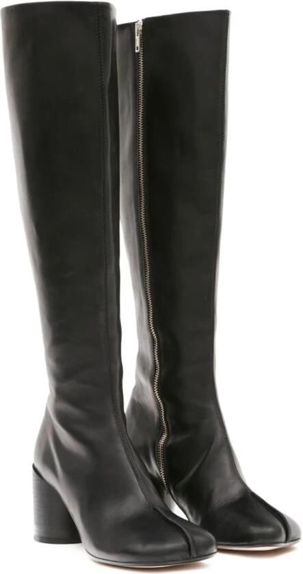 MM6 Maison Margiela Anatomic Stitch Leren Laarzen - Foto 2