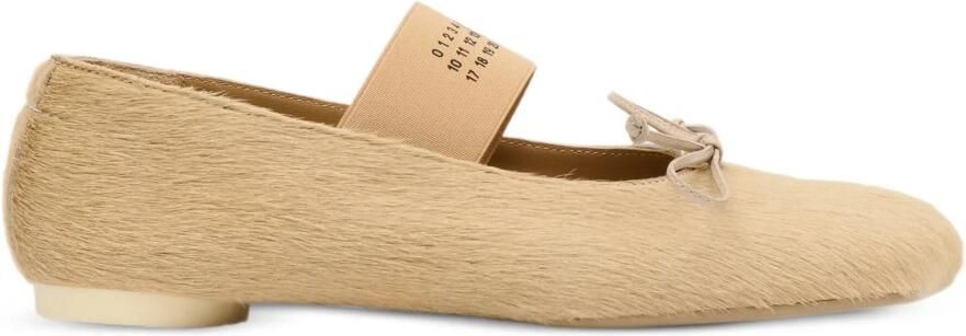 MM6 Maison Margiela Anatomische Ballerina's met Ronde Neus