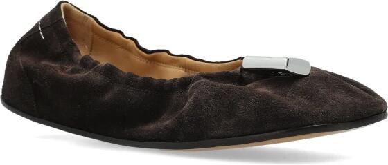 MM6 Maison Margiela Anatomische Suède Ballerina's - Foto 5