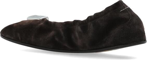 MM6 Maison Margiela Anatomische Suède Ballerina's - Foto 6