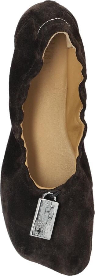MM6 Maison Margiela Anatomische Suède Ballerina's - Foto 4