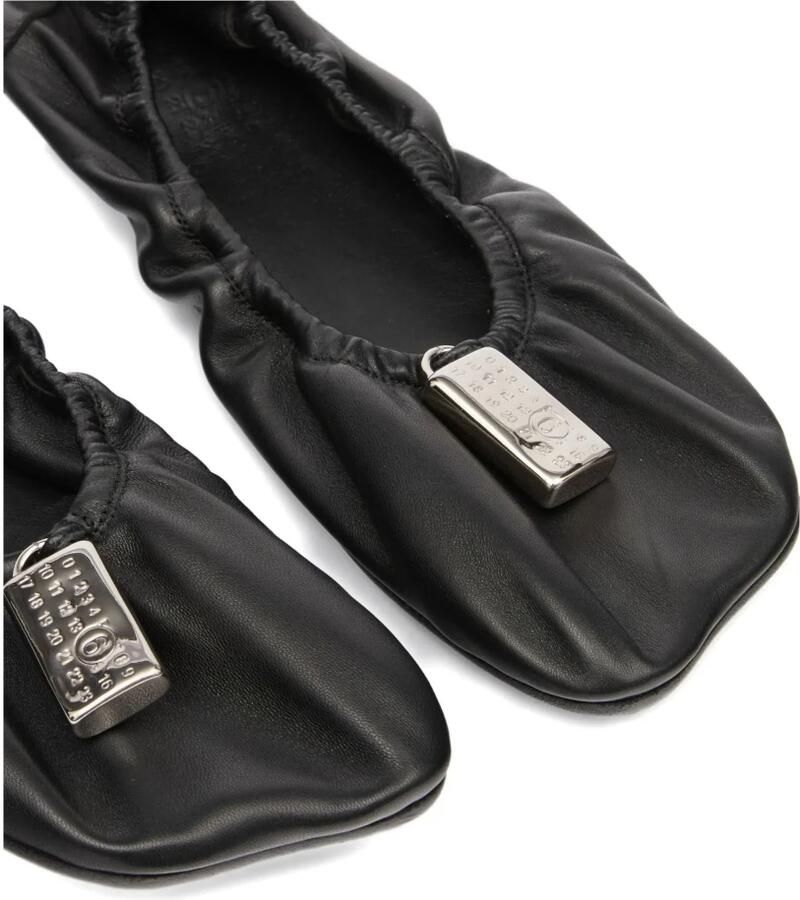 MM6 Maison Margiela Leren Ballerina's met Hanger - Foto 2