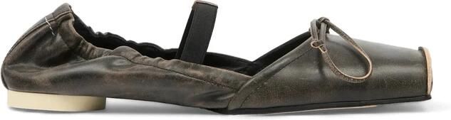 MM6 Maison Margiela Ballerina met vierkante neus