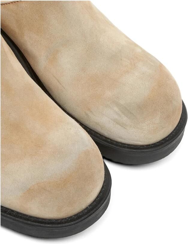 MM6 Maison Margiela Biker Washed Suede Mules - Foto 3