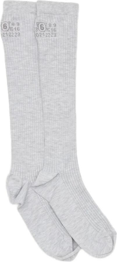 MM6 Maison Margiela Bootleg Kniehoge Sokken