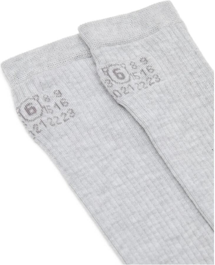 MM6 Maison Margiela Bootleg Kniehoge Sokken - Foto 2