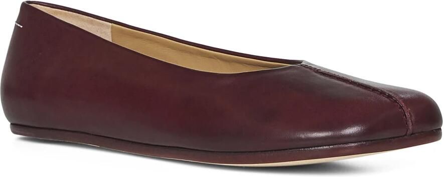 MM6 Maison Margiela Bordeauxrode Instap Platte Schoenen